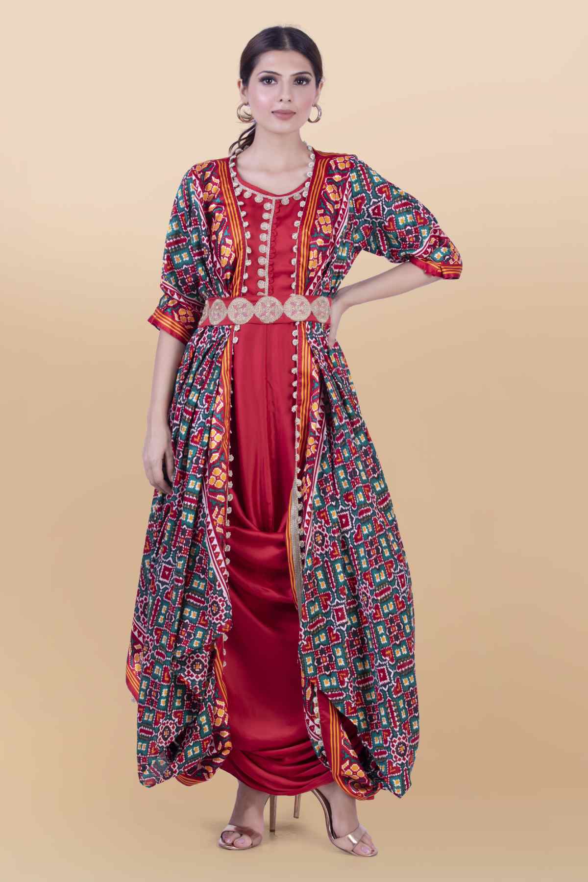 Buy Drape Banarsi Jacket Set for Women Online
